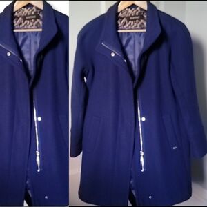 Purple Blue Ellen Tracy Size 6P Coat